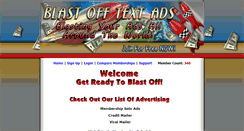 Desktop Screenshot of blastofftextads.info